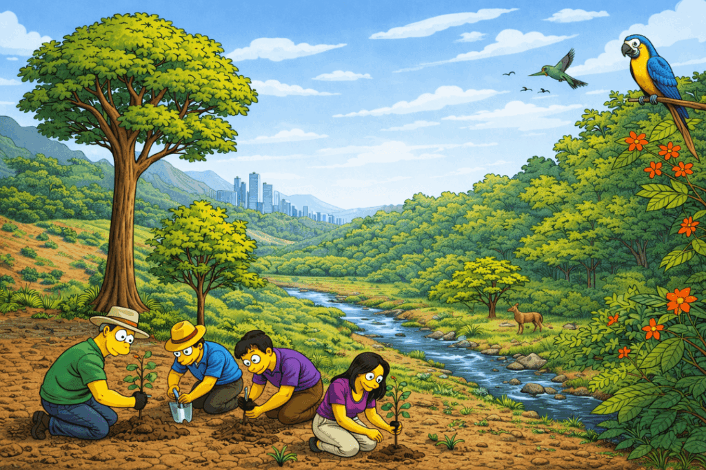 Restauración ecológica con especies nativas fortalece resiliencia climática en Perú