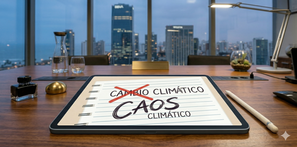 debate sobre el uso del término cambio climático en la comunicación ambiental